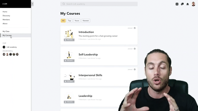 Cursos grabados