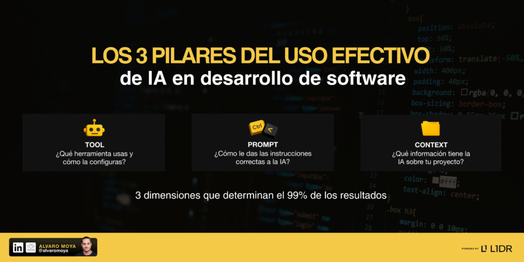 uso efectivo de la IA en desarrollo de software